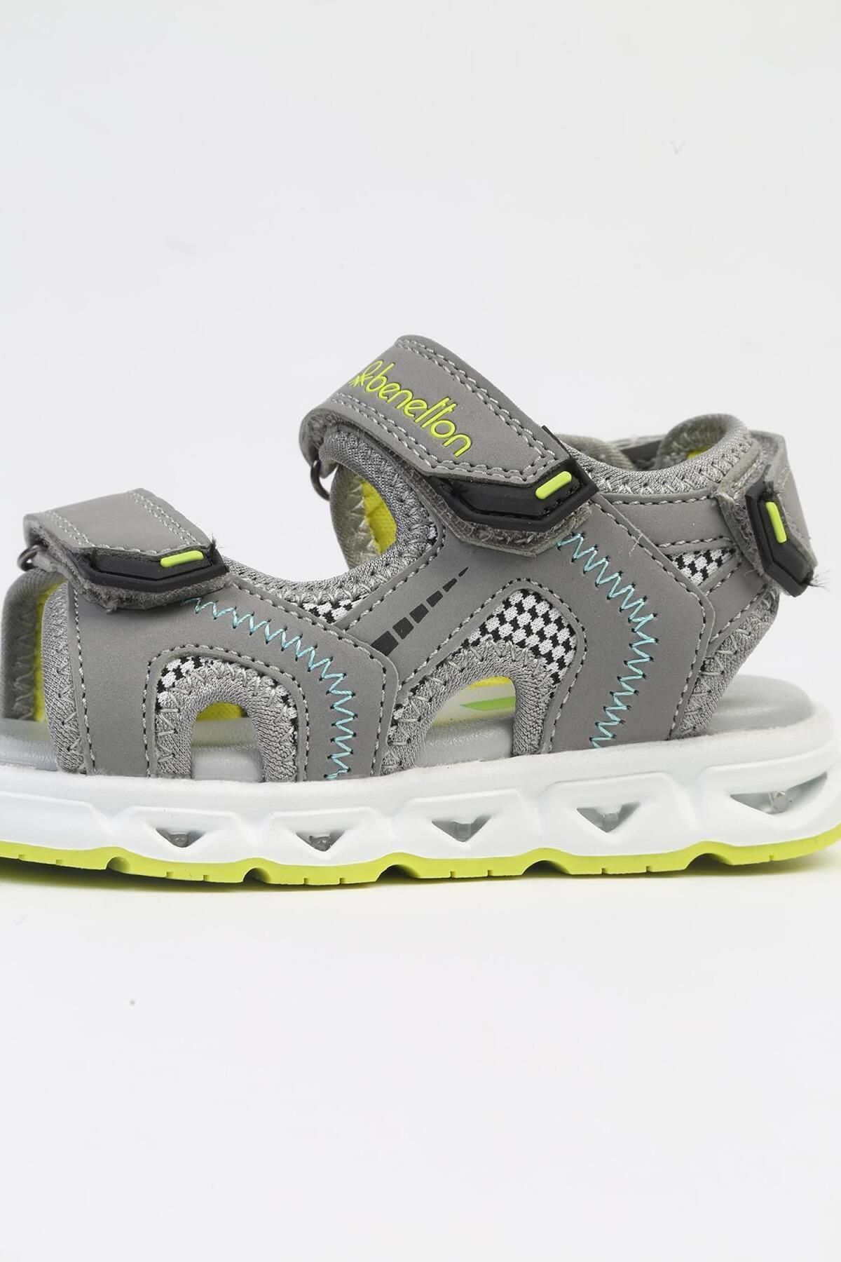Benetton Gri Erkek Çocuk Sandalet BNI-10118