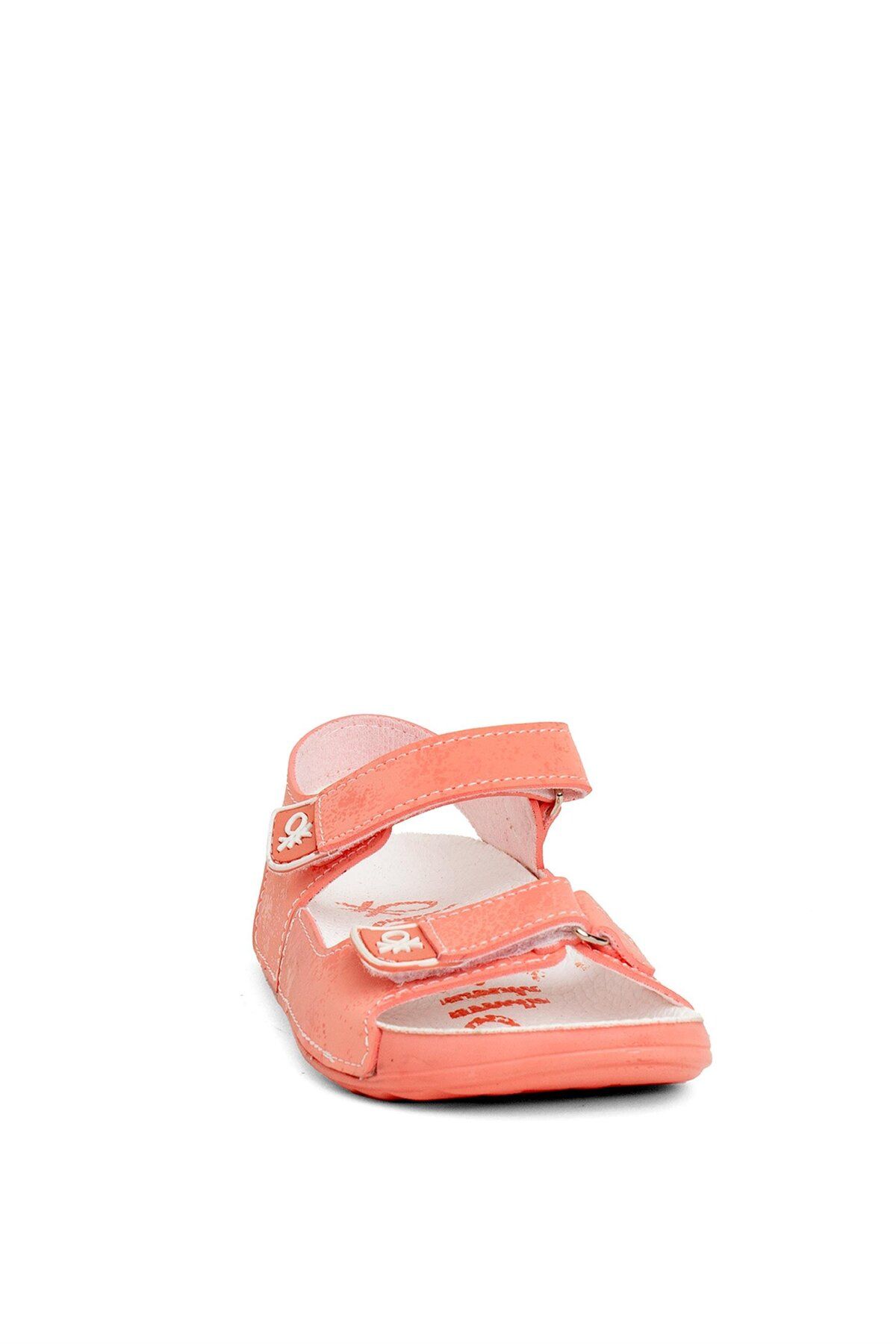 Benetton BN-1237 Kız Çocuk Sandalet-Turuncu