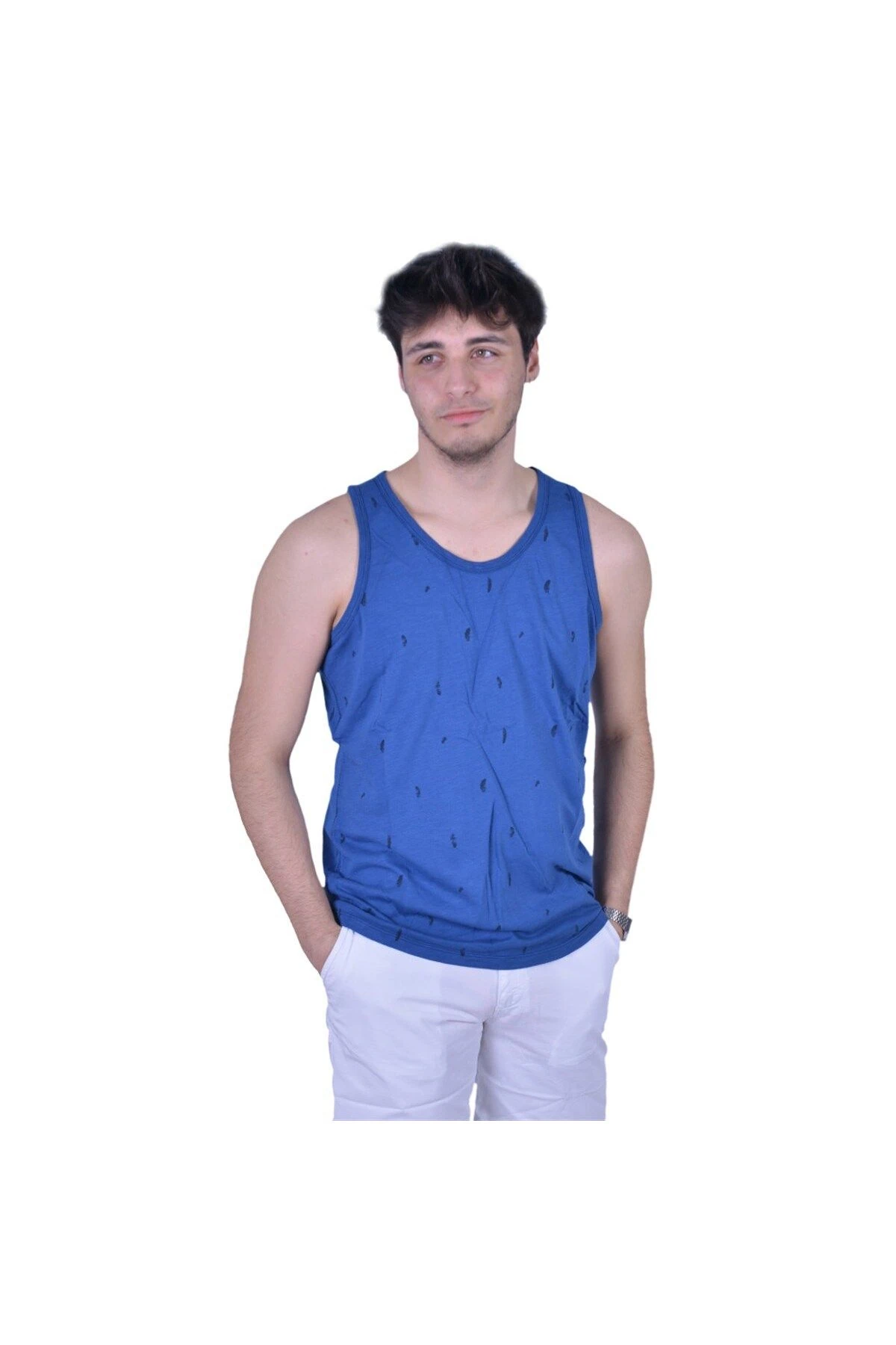 Superfly 19404 Flamlı Baskılı Atlet Erkek Atlet