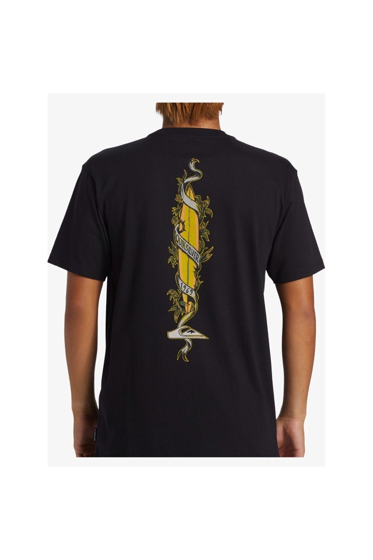 QUIKSILVER Step Up Mor AQYZT09563-10010 ERKEK Siyah Tişört