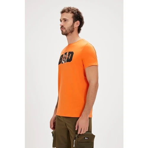 Bad Bear Bang Erkek Turuncu Yuvarlak Yaka Tişört