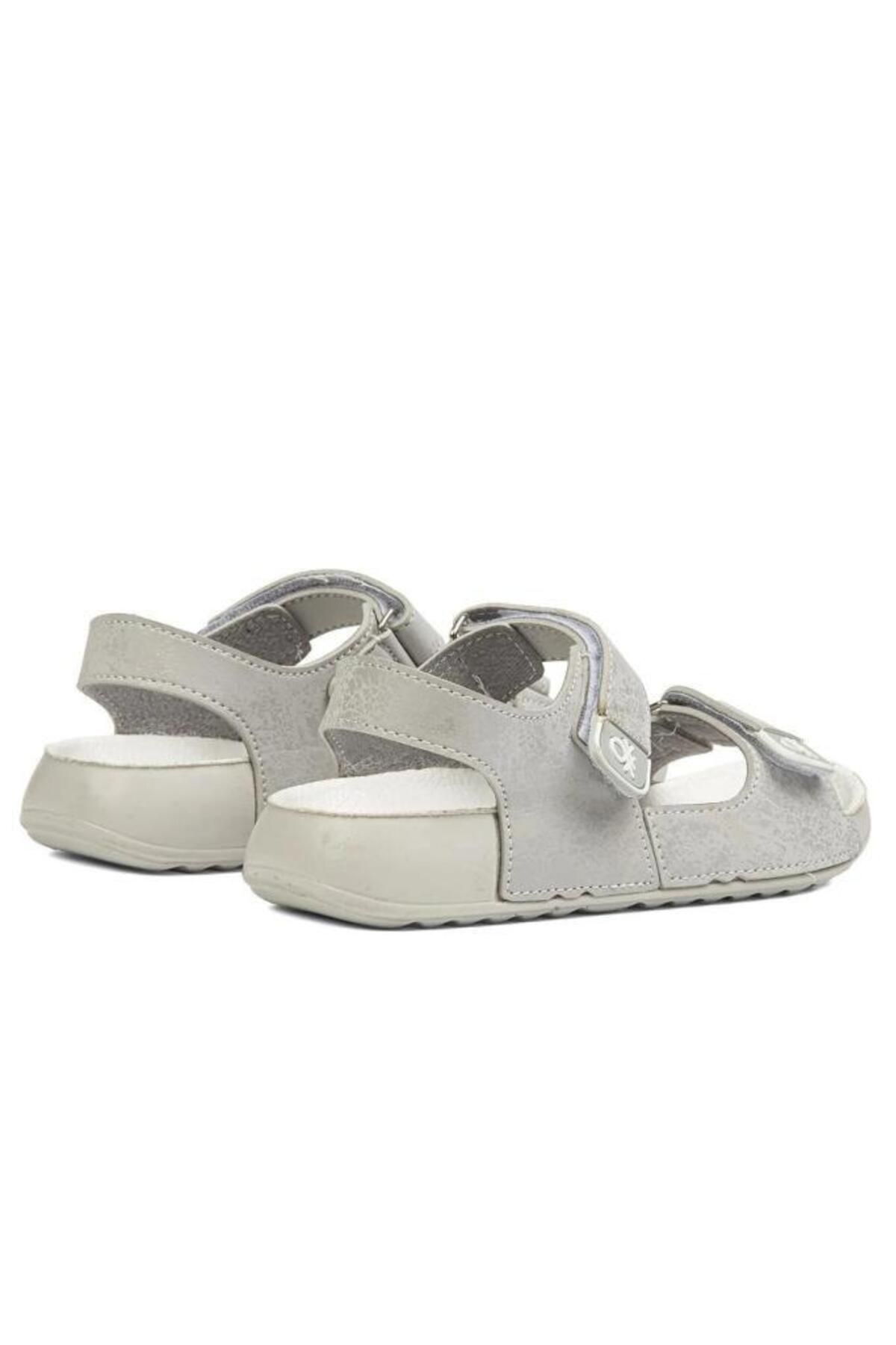 Benetton Gri Kız Çocuk Sandalet BN-1238