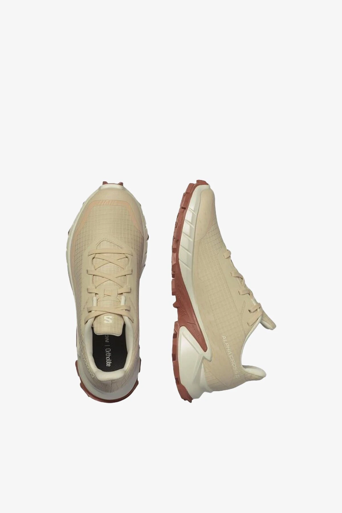 Salomon Alphacross 5 W Kadın Bej Patika Koşu Ayakkabısı L47460200-4599