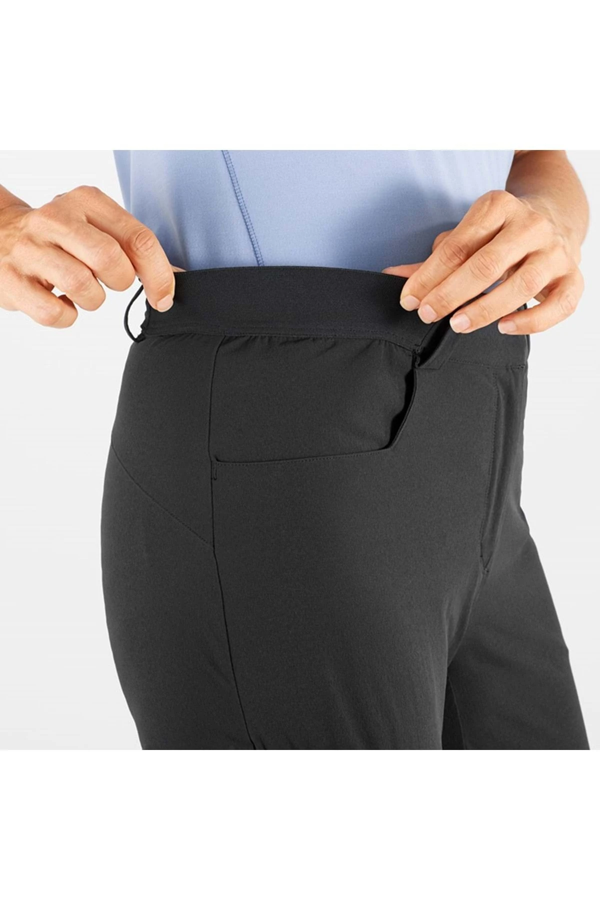 Salomon LC2214500 Wayfarer Kadın Outdoor Kamp Pantolonu SİYAH