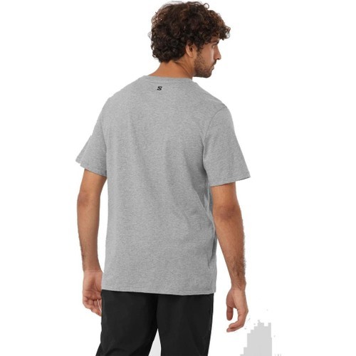 SALOMON Running Graphic SS Tee M LC2219000 ERKEK GRİ Tişört