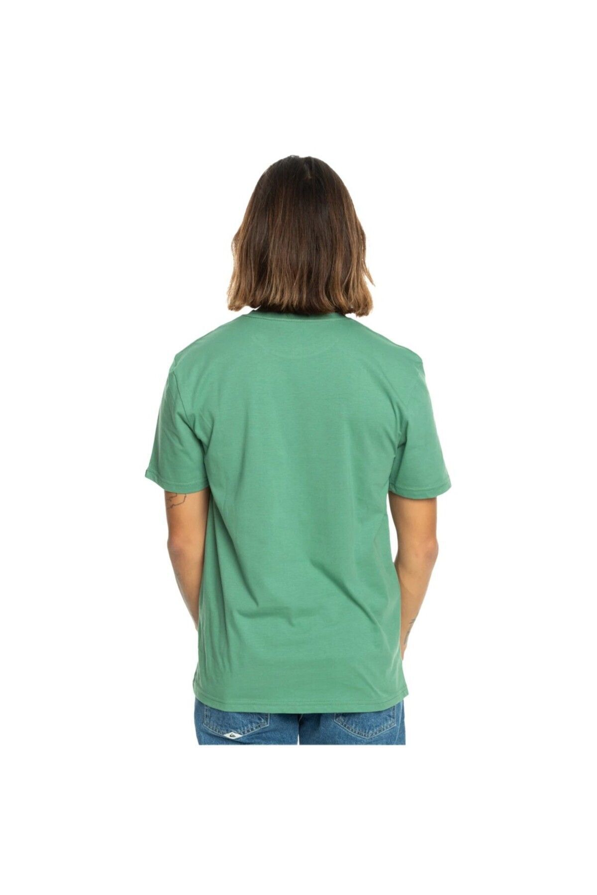 QUIKSILVER Comp Logo SS EQYZT07658-24705 ERKEK Yeşil Tişört