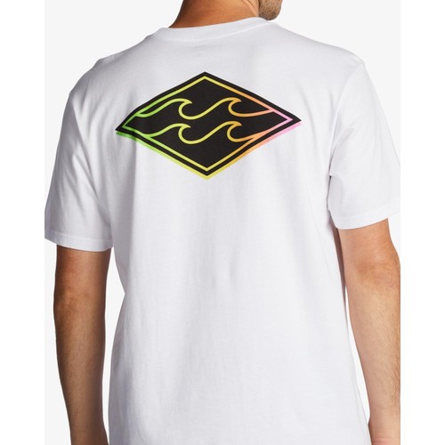 Billabong Crayon Wave Ss Erkek Beyaz T-Shirt ABYZT01697-WHT