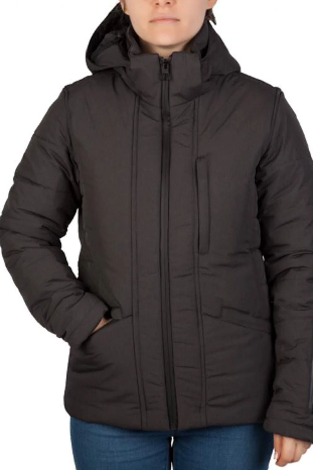 Exuma Kadın Profesyonel Antrasit Kayak Montu - 282101