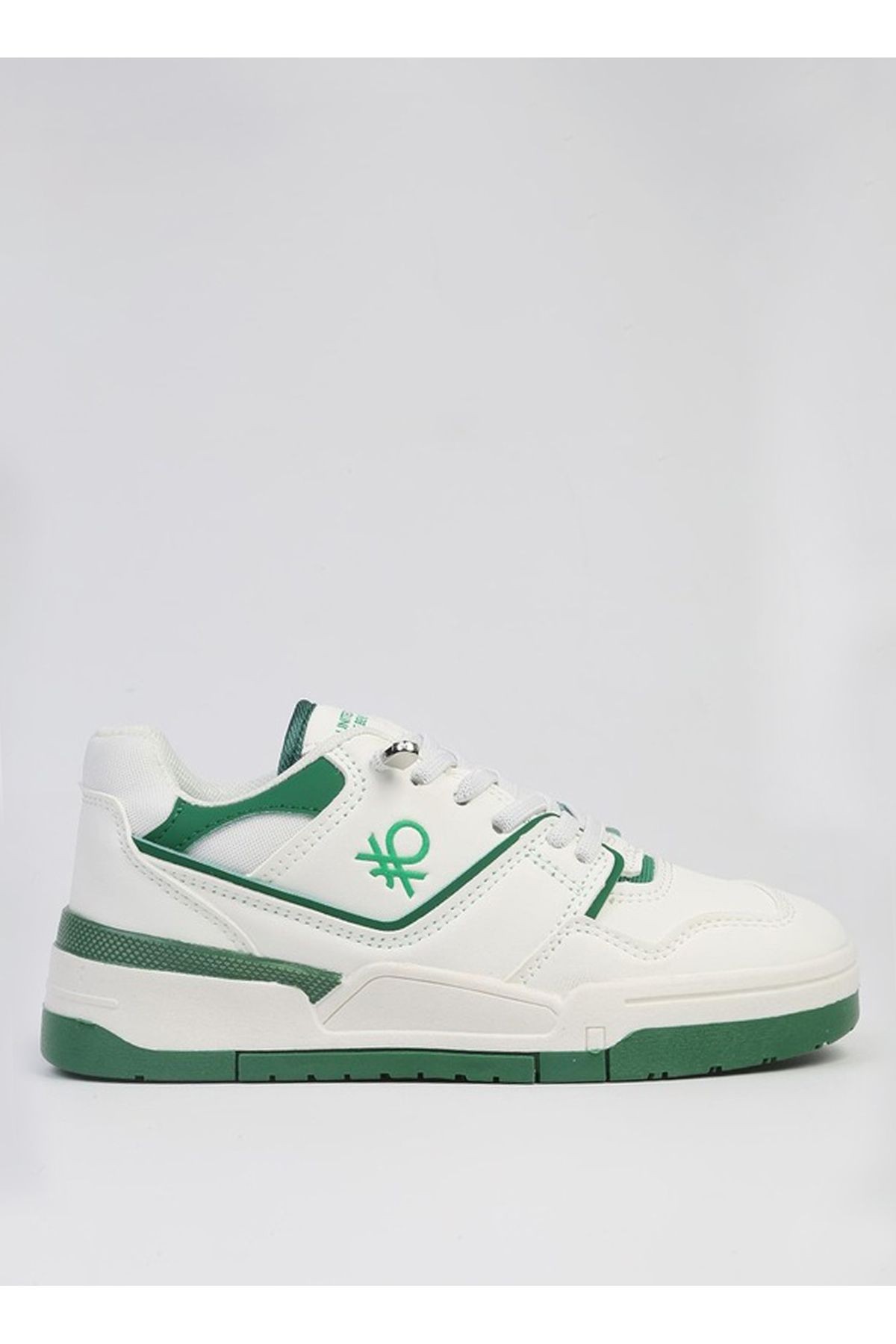 Benetton Beyaz - Yeşil Erkek Sneaker BNI-10082