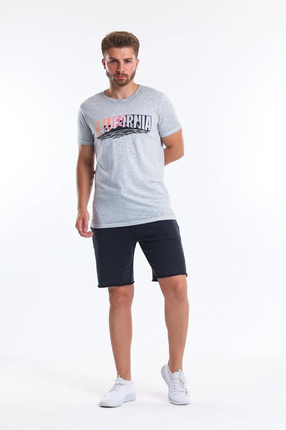 Superfly Tshirt Erkek Gri Tshirt 21607-05