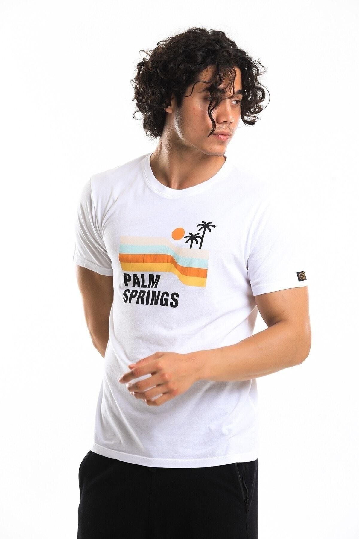 Superfly Men Tshirt Erkek Beyaz Tshirt 22515-24