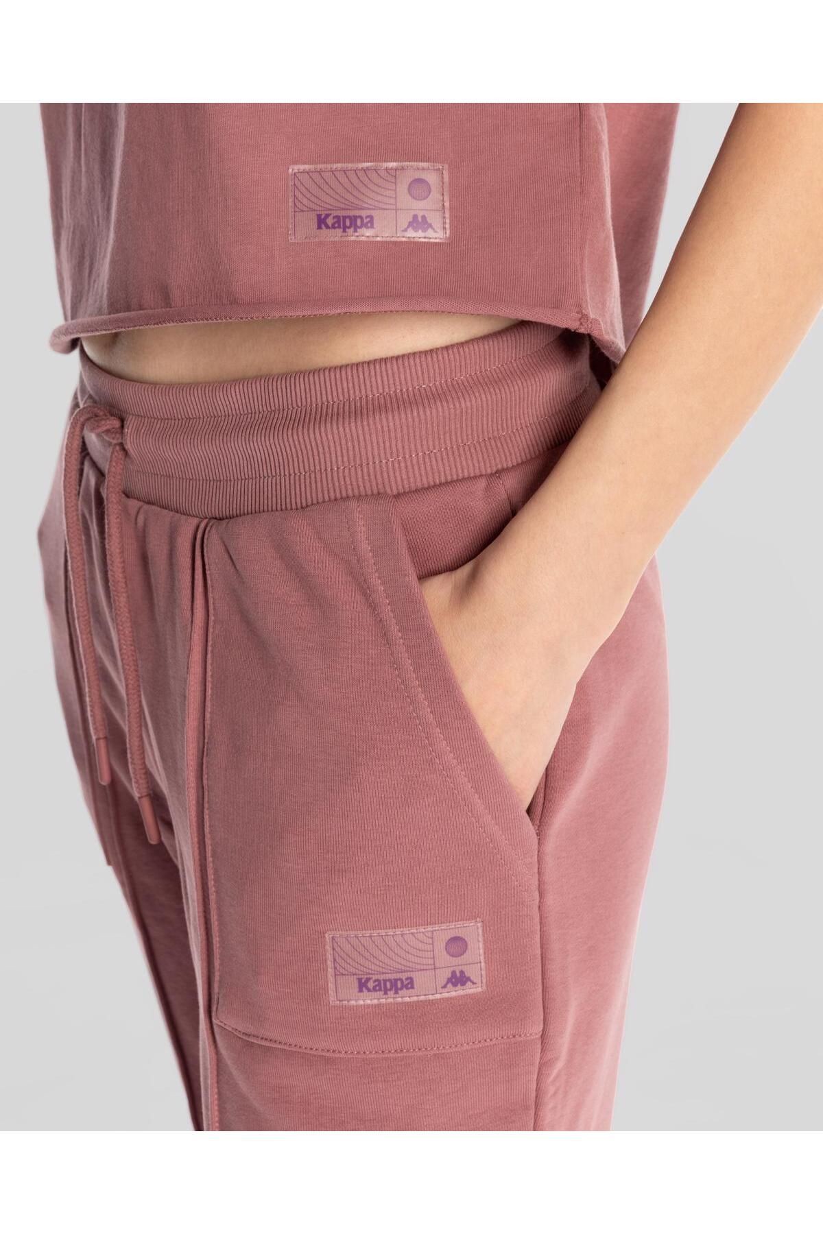 Kappa Authentic Lily Kadın Gül Kurusu Regular Fit Tişört
