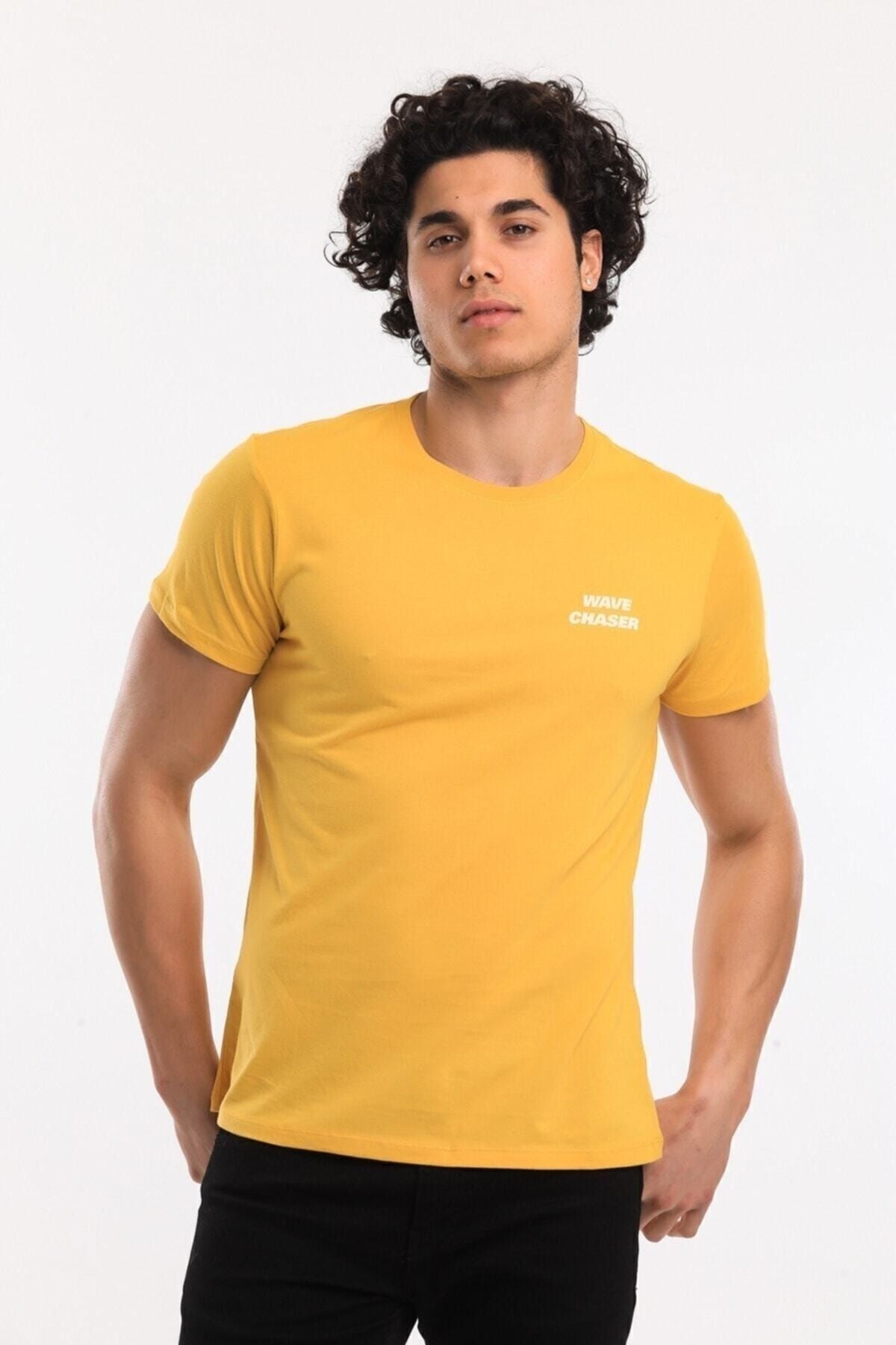 Superfly Tshirt Erkek Sarı Tshirt 21619-22