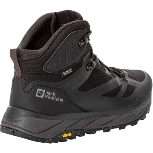 Jack Wolfskin Terraventure Texapore Mid M Erkek Siyah Outdoor Bot 