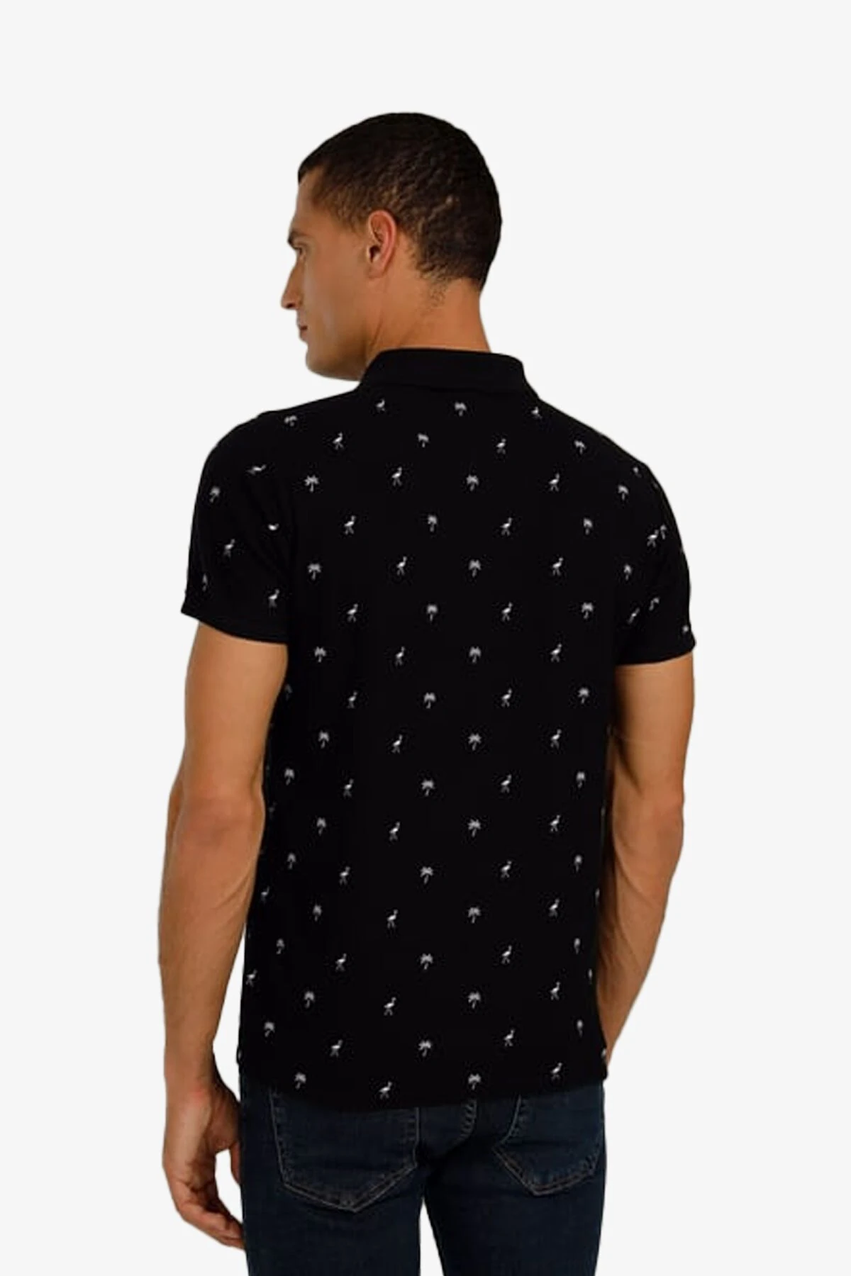 Superfly 22971-MEN Poloshırt Black Erkek Kısa Kol T-Shirt