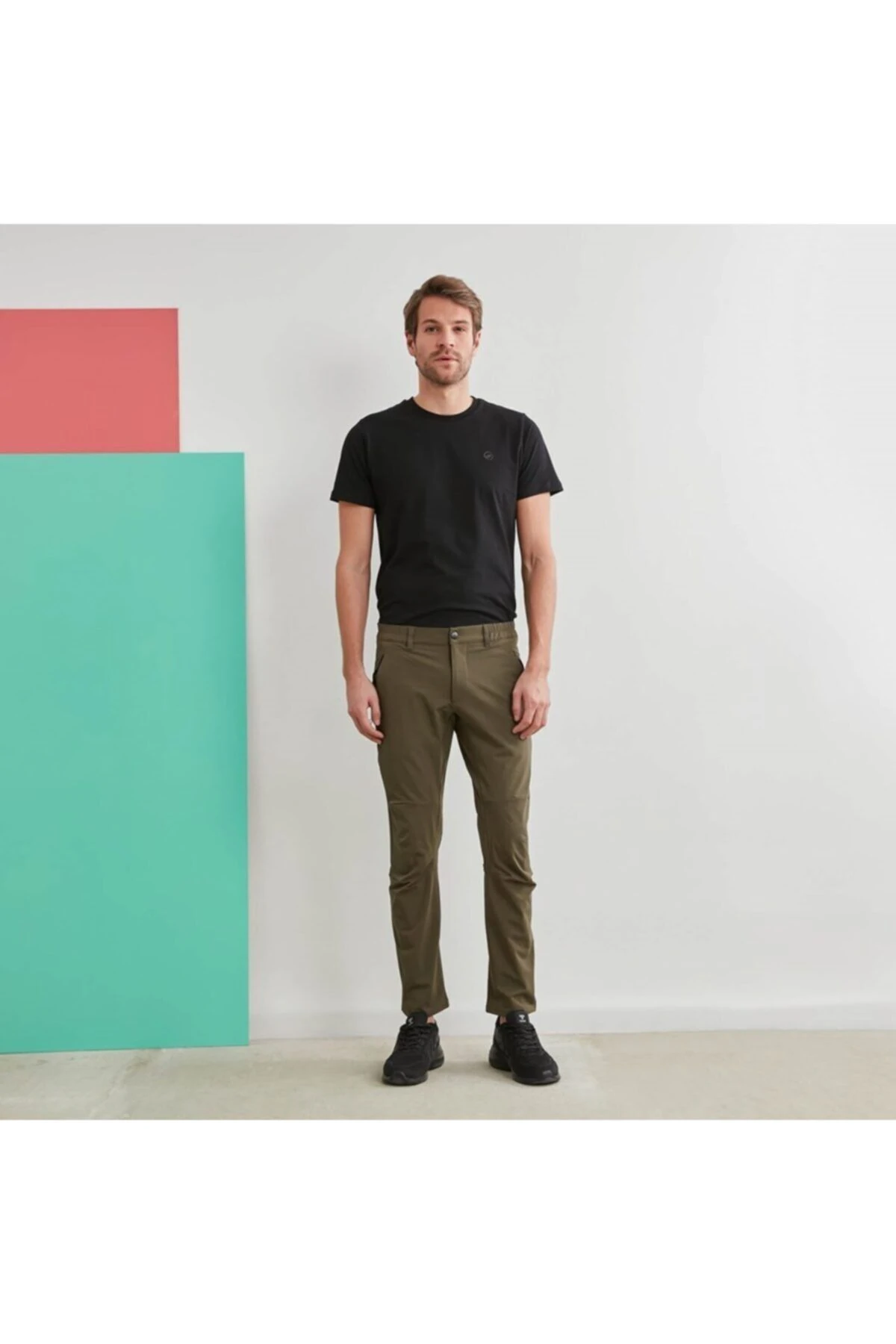 Exuma Erkek Yeşil Düz Pantolon