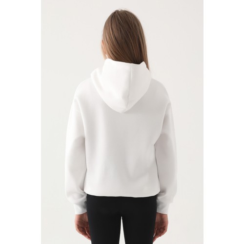 Kappa Kız Çocuk Krem Sweatshirt