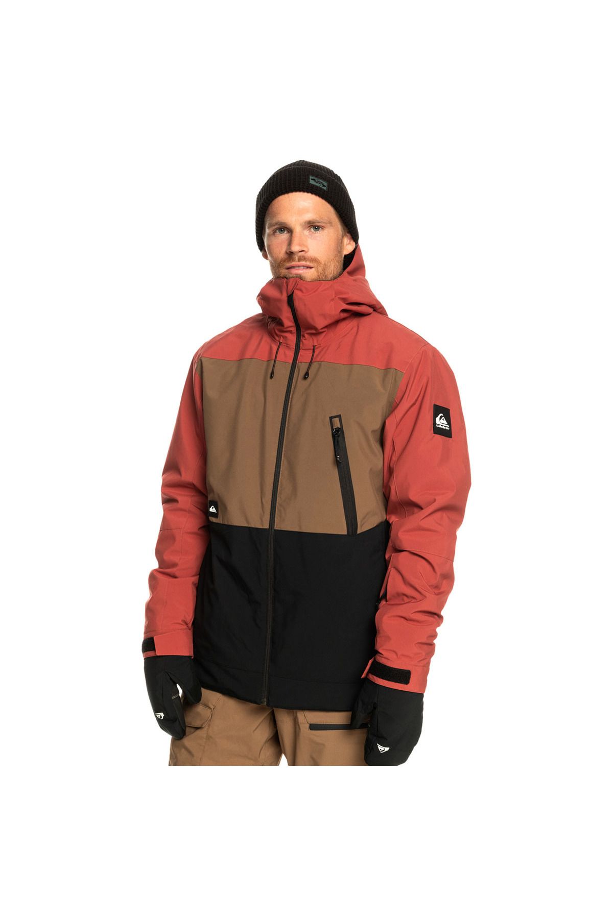 Quiksilver Sycamore Erkek Gri Kayak Montu EQYTJ03431-CPV0