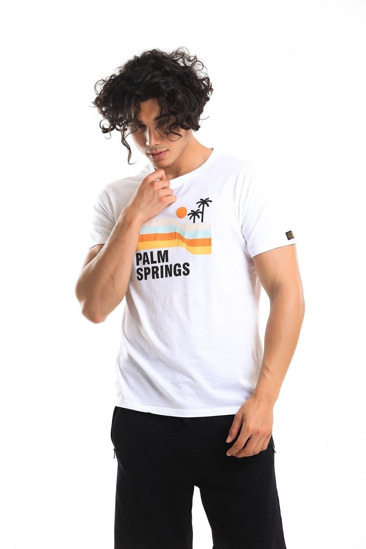 Superfly Men Tshirt Erkek Beyaz Tshirt 22515-24