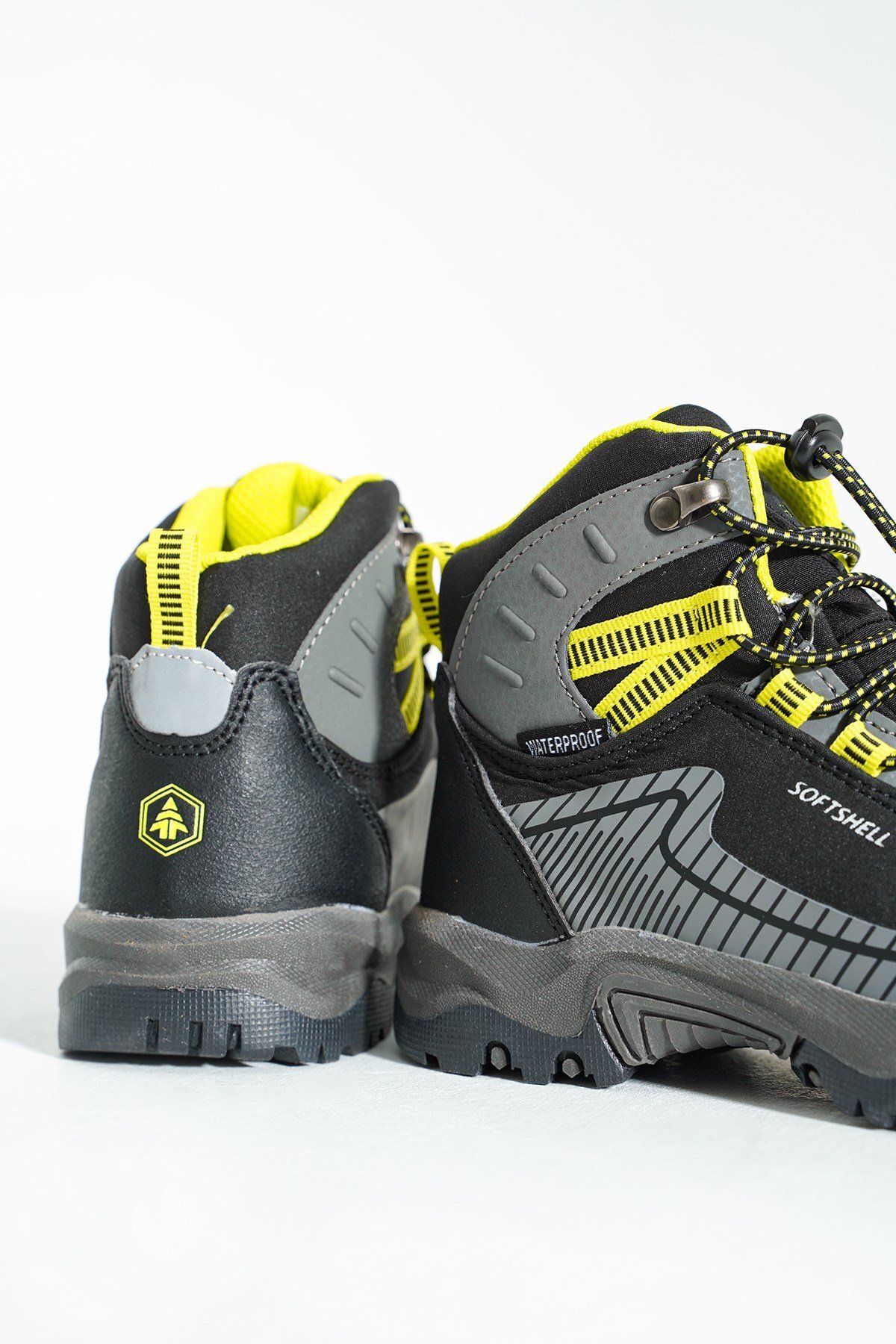 Hammer Jack Tomas Su Geçirmez Siyah Sarı Outdoor Çocuk Bot
