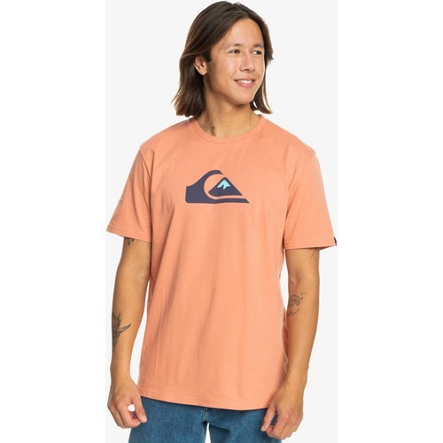 QUIKSILVER Comp Logo SS EQYZT07658-MJR0 ERKEK Kahverengi Tişört