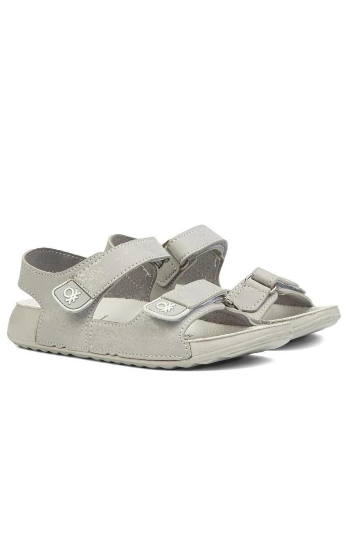 Benetton Gri Kız Çocuk Sandalet BN-1238