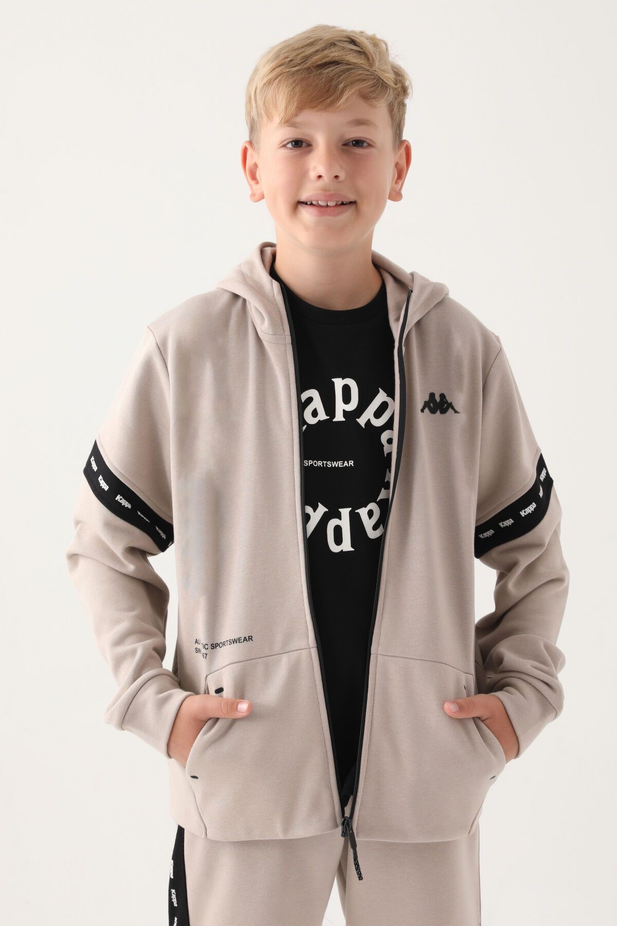 Kappa Erkek Çocuk Kum Sweatshirt