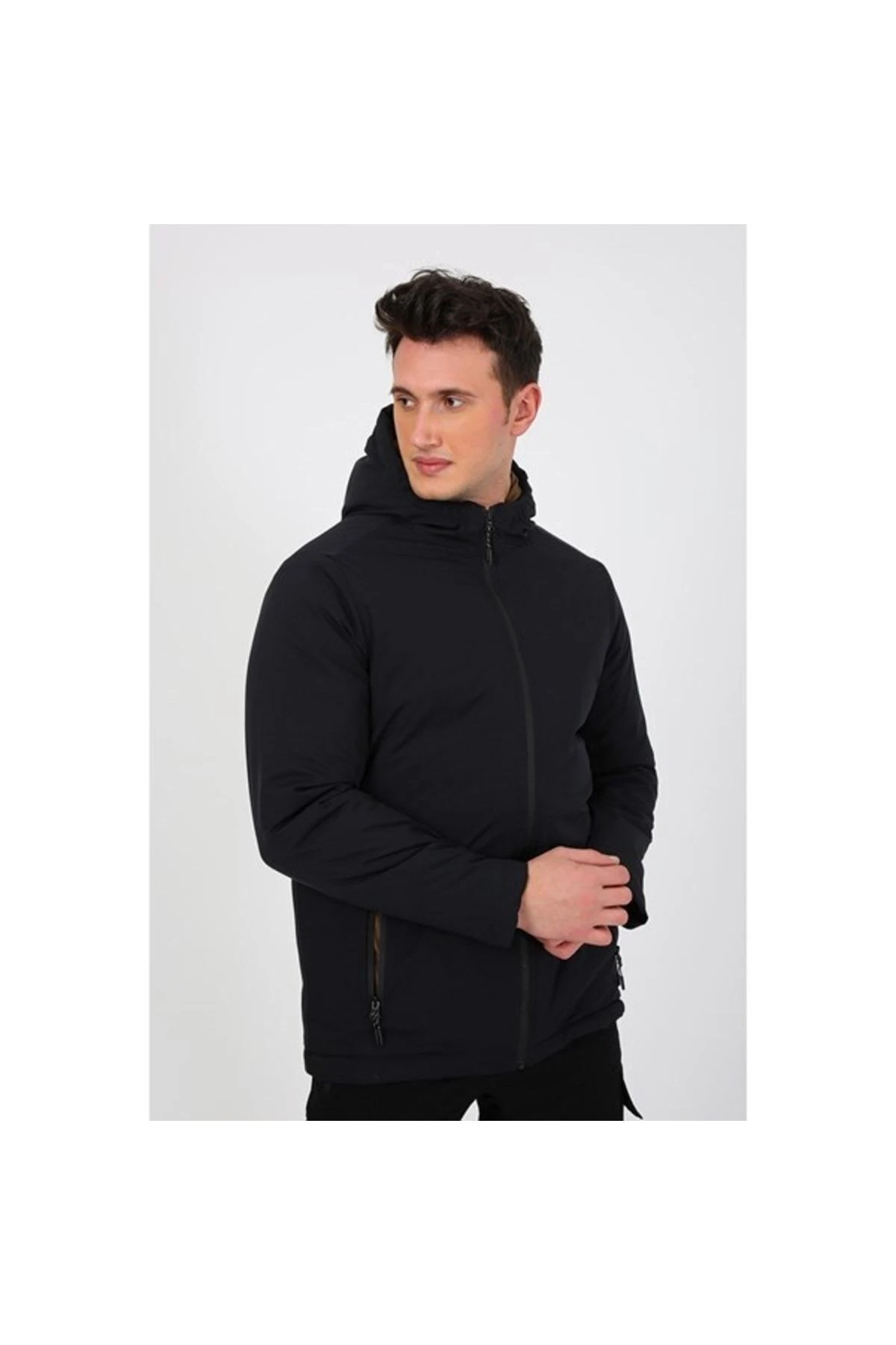 Exuma Erkek Siyah Mont Winter Jacket 2311002