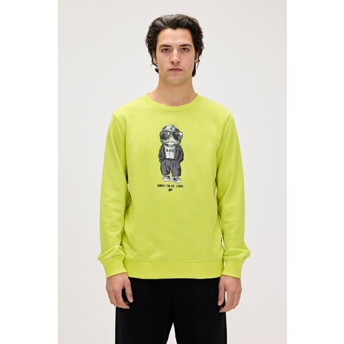 Gator Yeşil Erkek Baskılı Sweatshirt