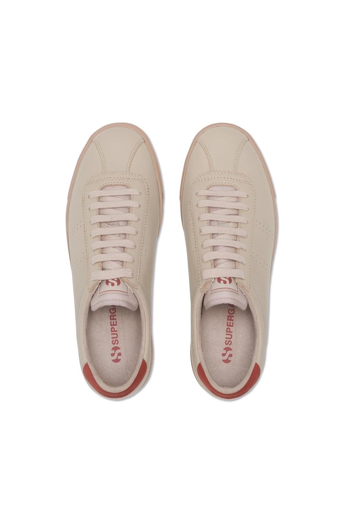 SUPERGA 2843 Club S Prime Soft Leather Washable Unisex Bej Bileksiz Sneaker