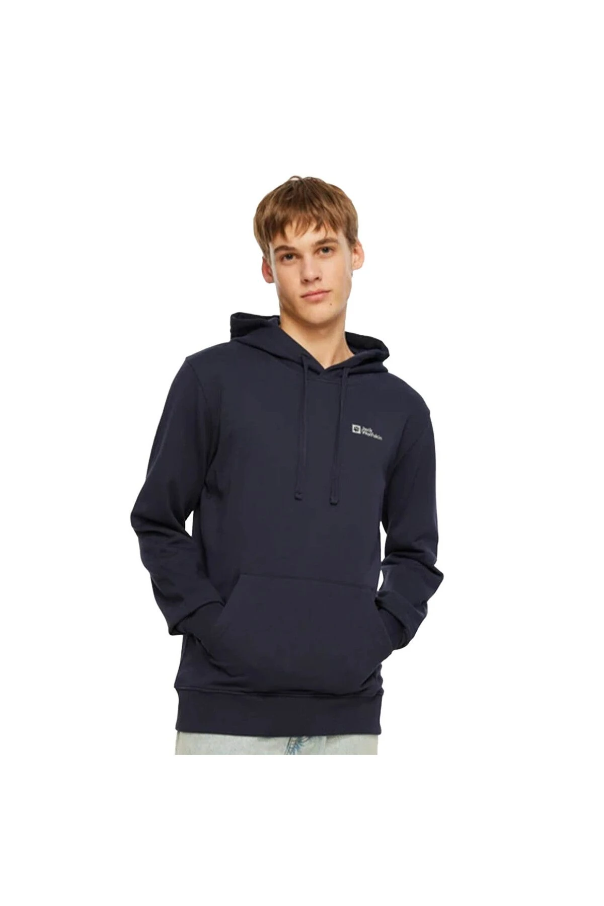 Jack Wolfskin Tommy Hoody Lacivert Erkek Kapüşonlu Sweatshirt