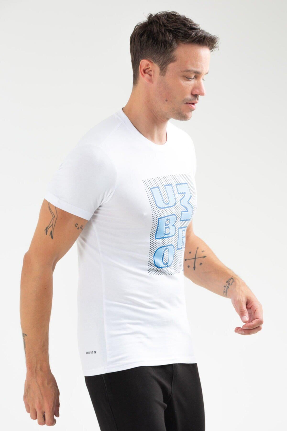 Umbro Knut Erkek Beyaz Tişört
