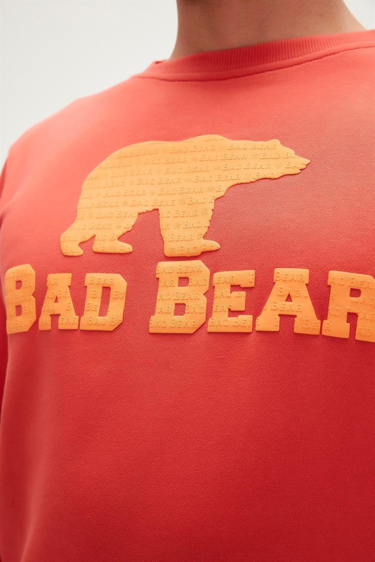 Bad Bear Logo Crewneck Erkek Sweatshirt