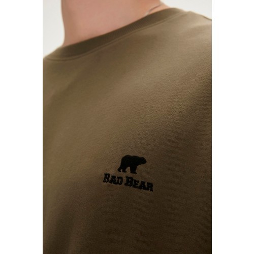 Bad Bear Tag Crewneck Haki Erkek Sweatshirt