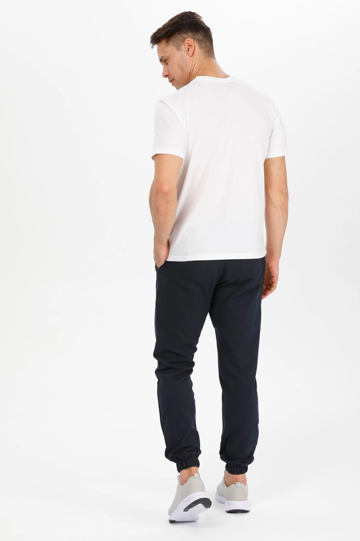 Exuma 1112015 Erkek Beyaz Basic T-Shirt M