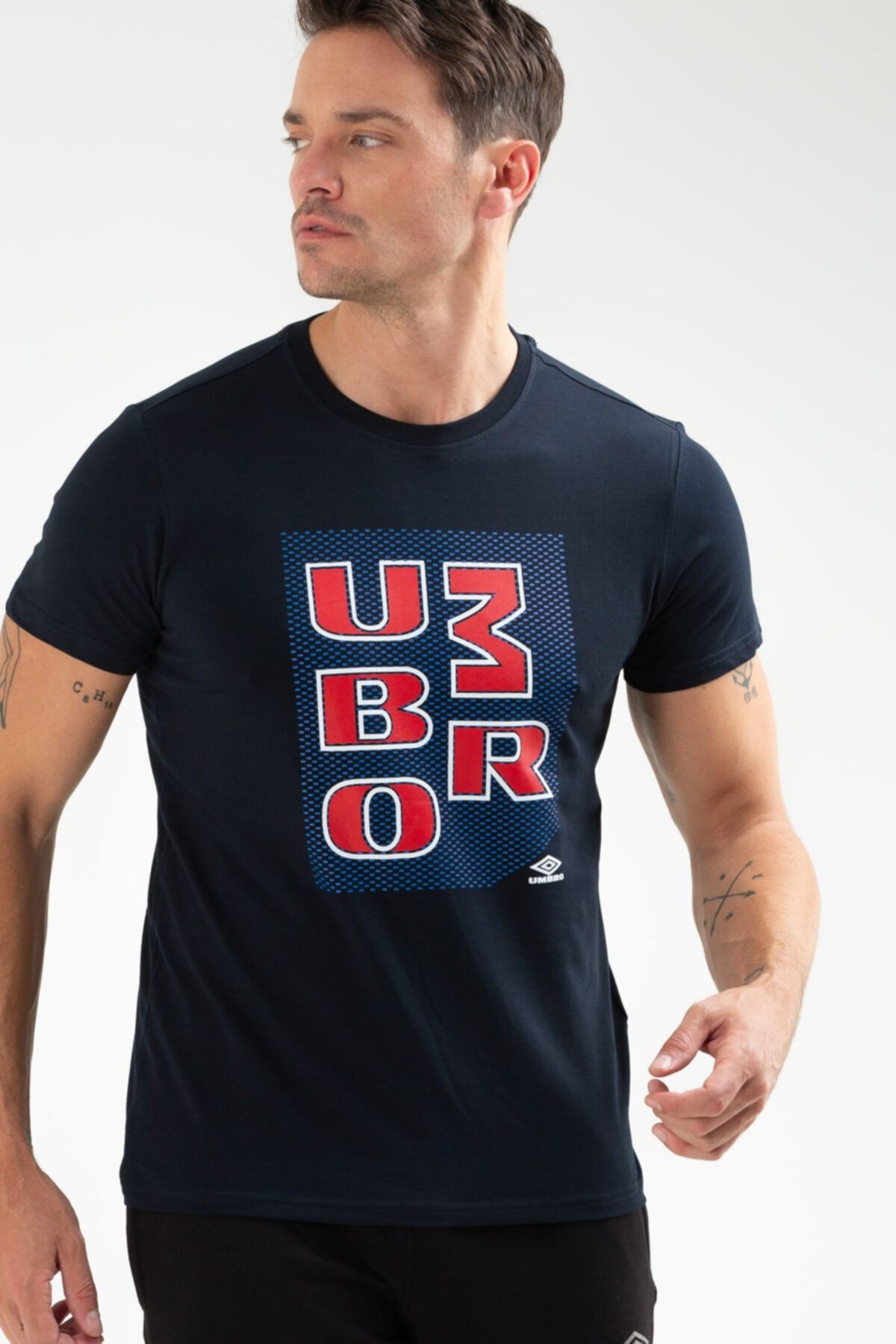 UMBRO TF-0136 Umb Knut T-Shirt D.BLUE