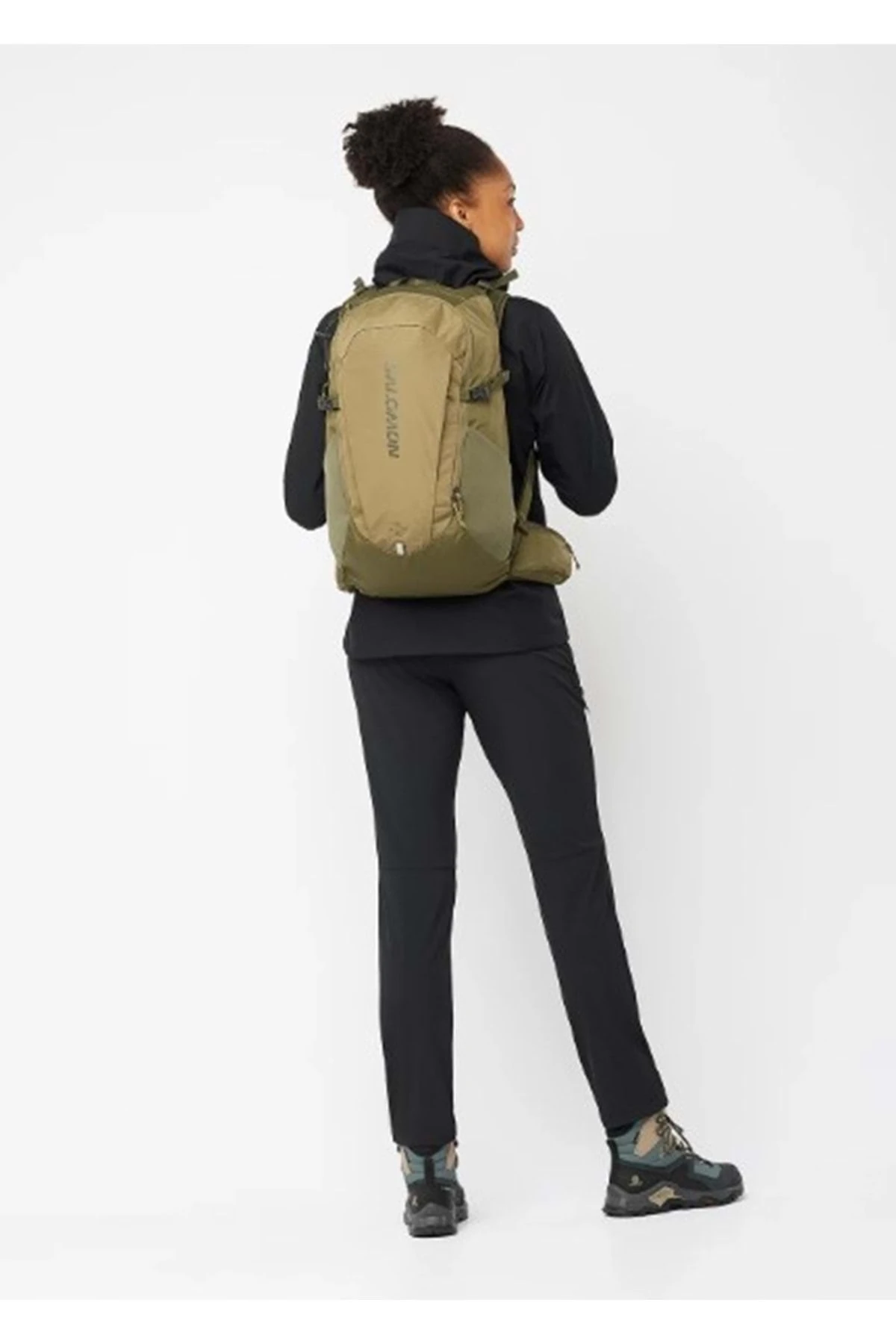 Salomon LC2214500 Wayfarer Kadın Outdoor Kamp Pantolonu SİYAH