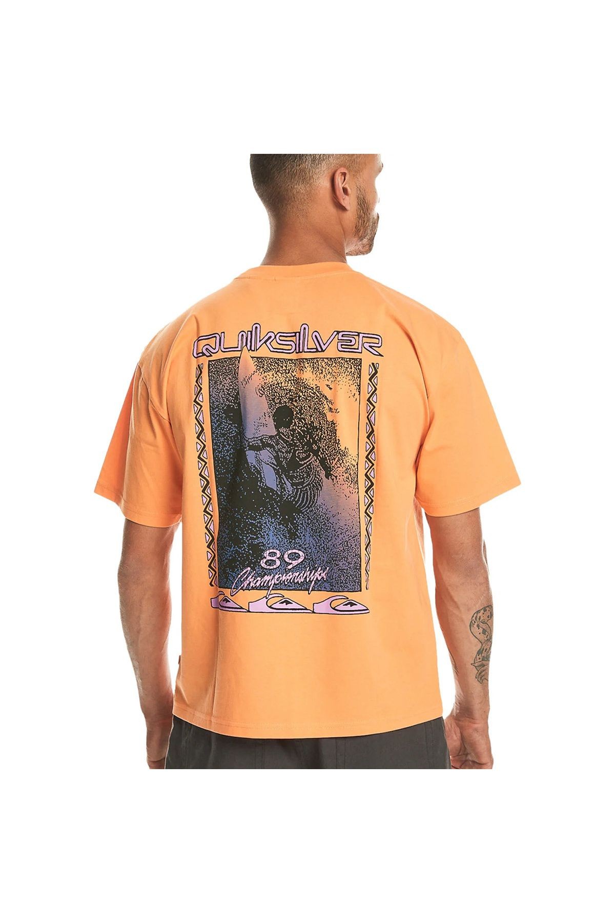 Quiksilver Back Flash SS Erkek T-Shirt-EQYZT07605