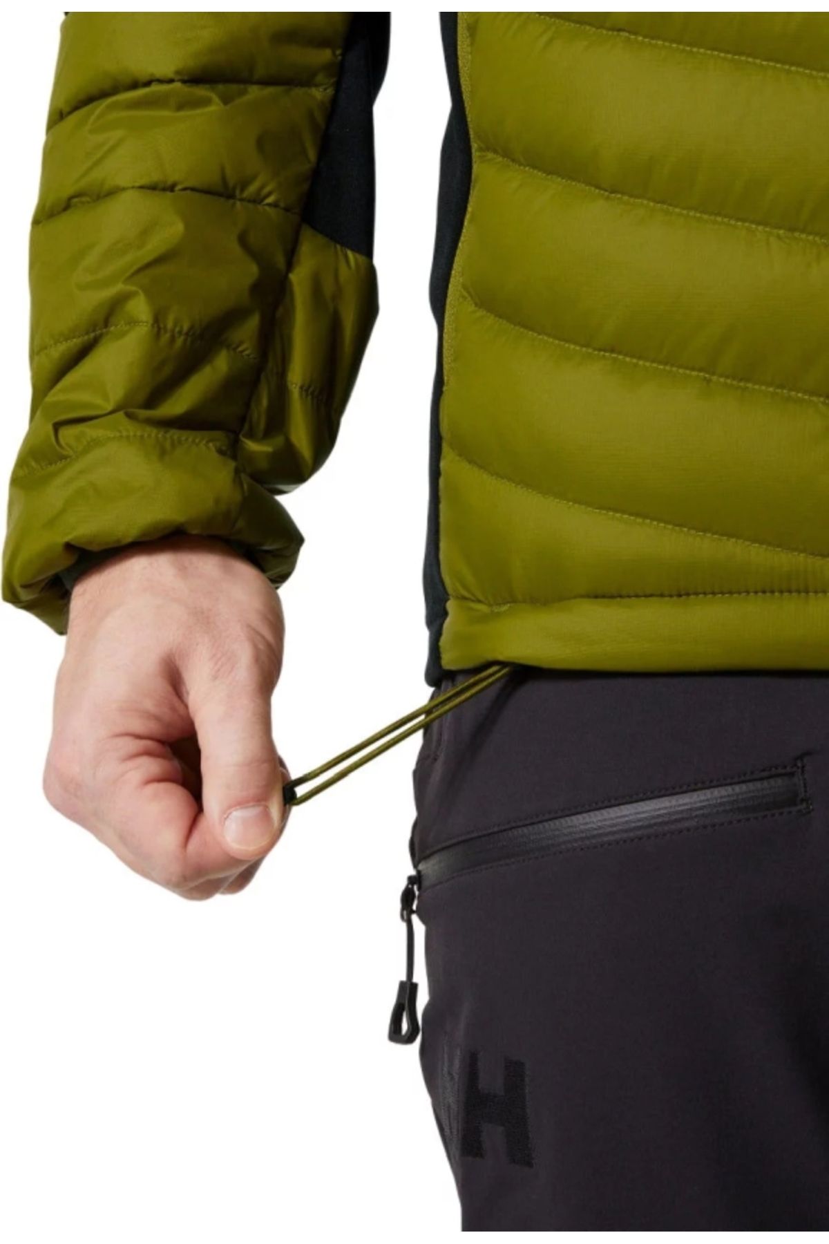 Helly Hansen Verglas Hooded Down Hybrid Insulator Jacket Erkek Mont HHA.63007.461 Yeşil