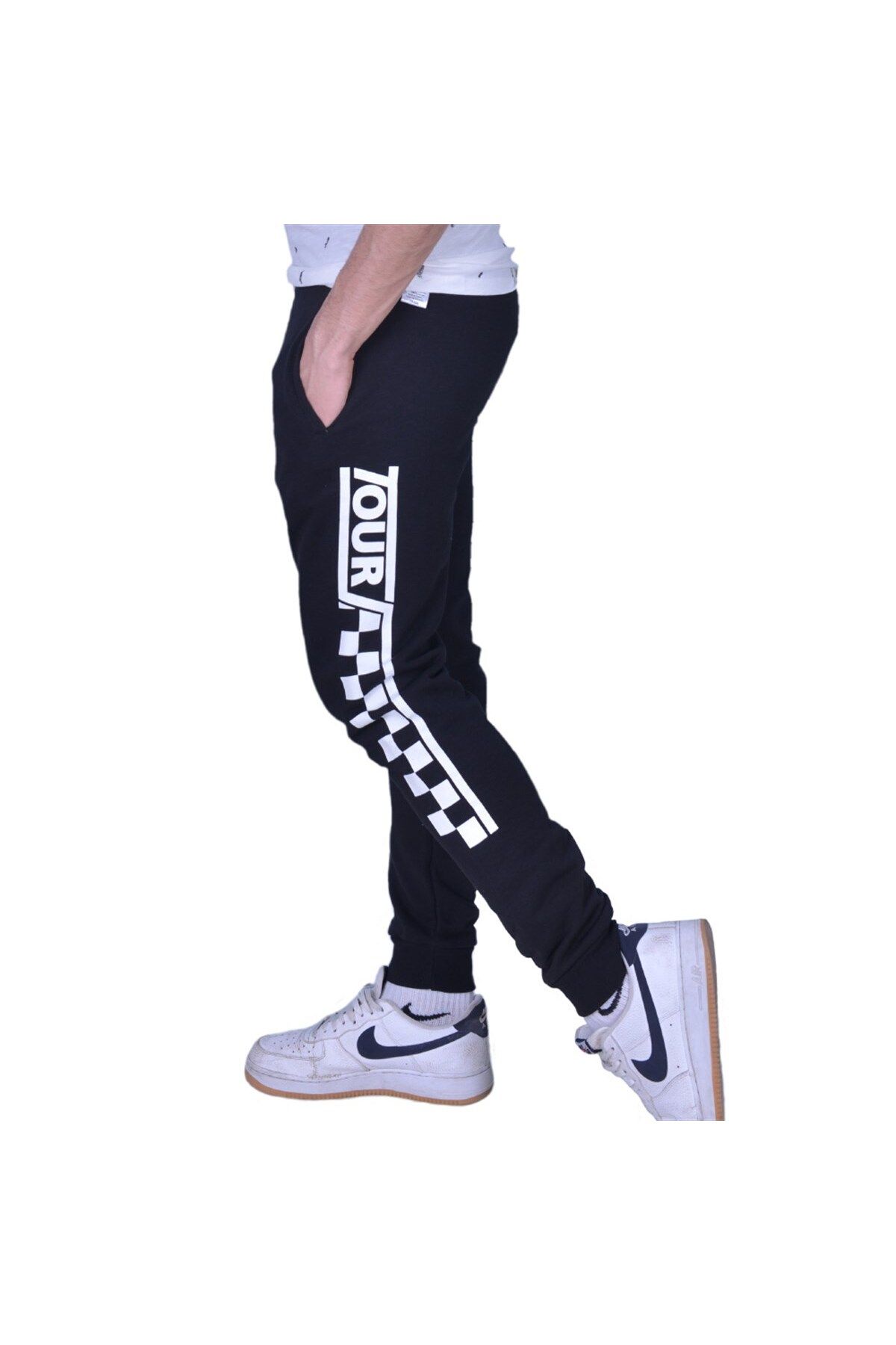 Superfly Flamlı Örme Pant. Erkek Eşofman Altı