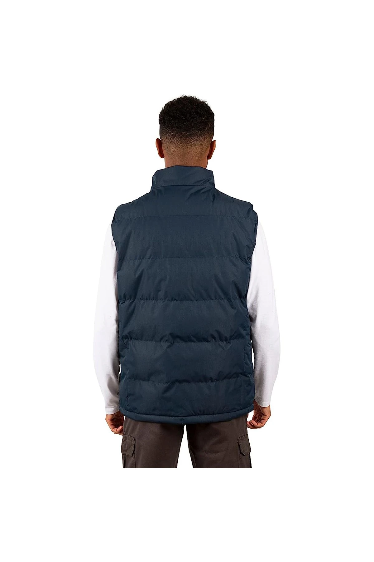 Trespass Clasp - Padded Gilet Erkek Mavi Yelek Erkek Yelek Majkgık10003