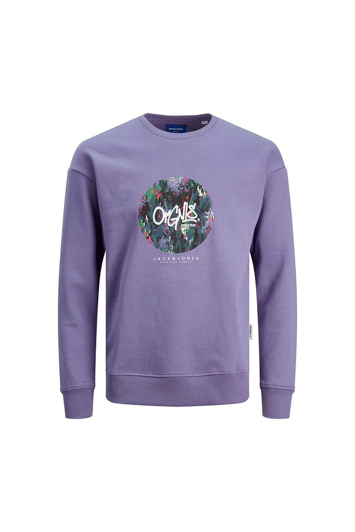 Jack & Jones Erkek Bisiklet Yaka Sweatshirt 12242366