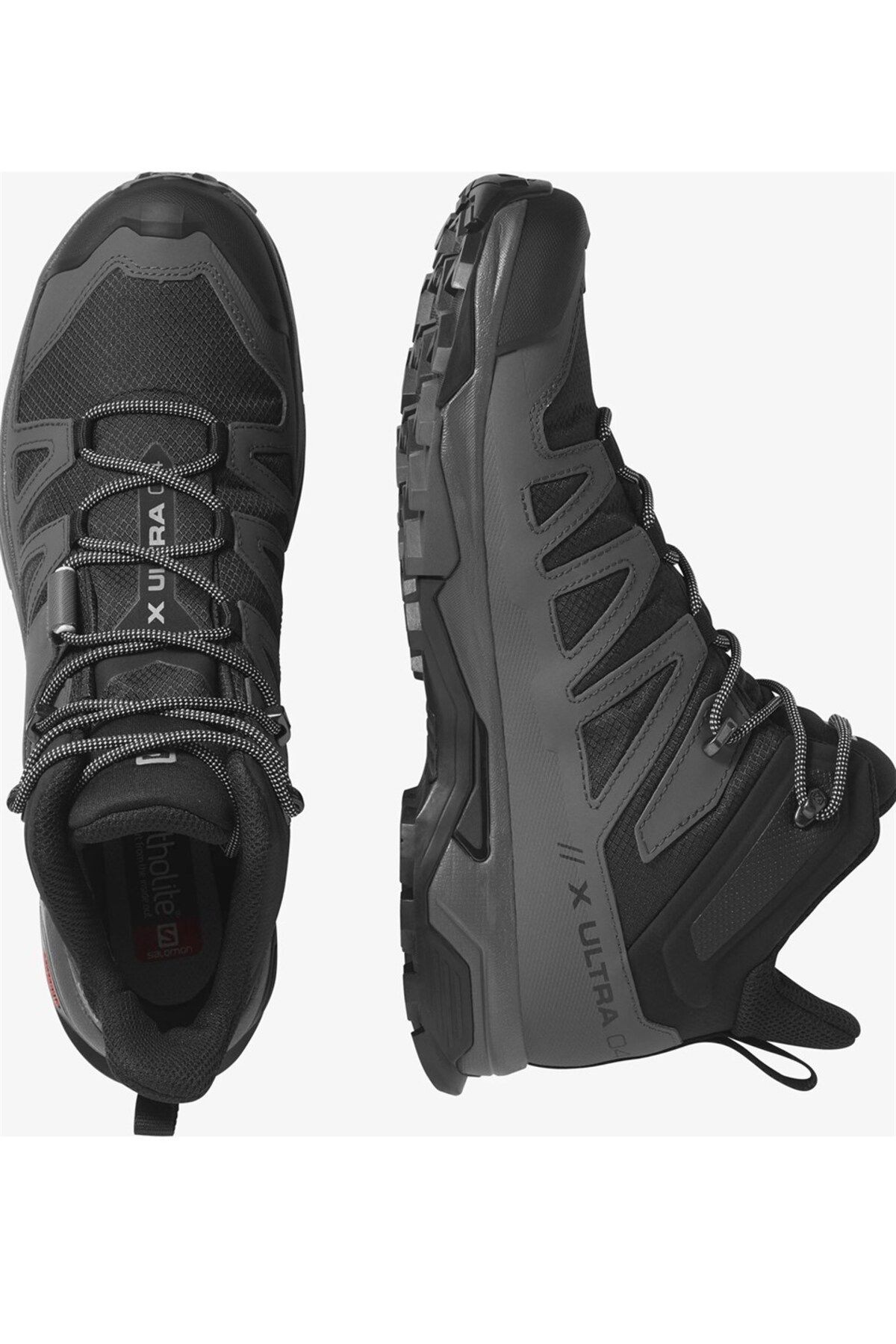SALOMON X ULTRA 4 MID GTX L41383400 Erkek Siyah Outdoor Ayakkabı