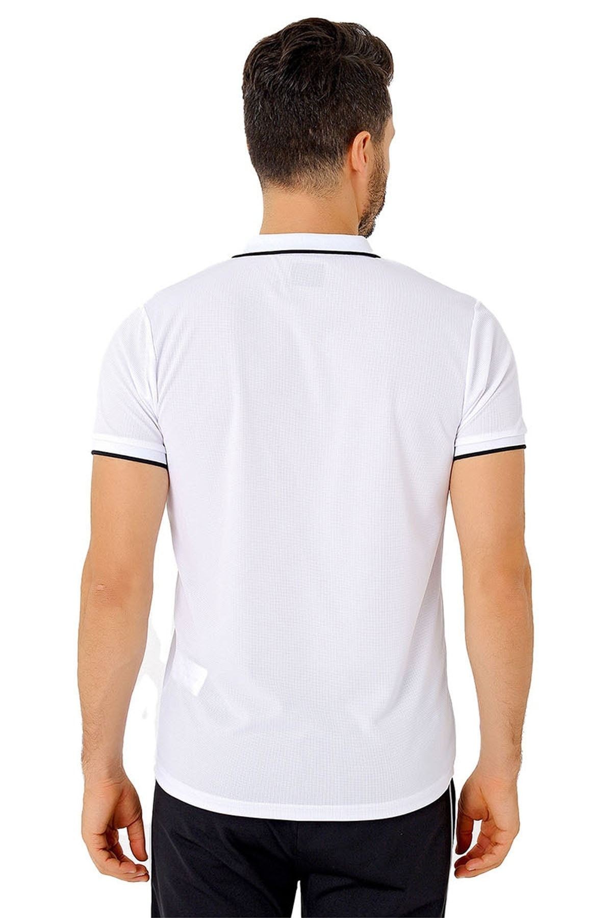 Uhlsport Marx Polo Yaka Beyaz Polyester Erkek Tişört 3211118