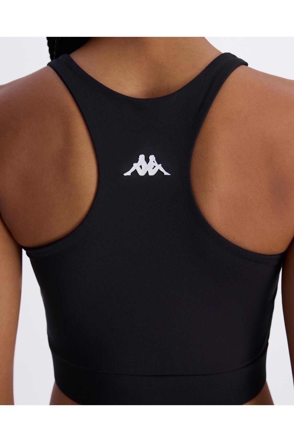 Kappa Berly Bra Kadın Siyah Skin Fit Sporcu Sütyeni