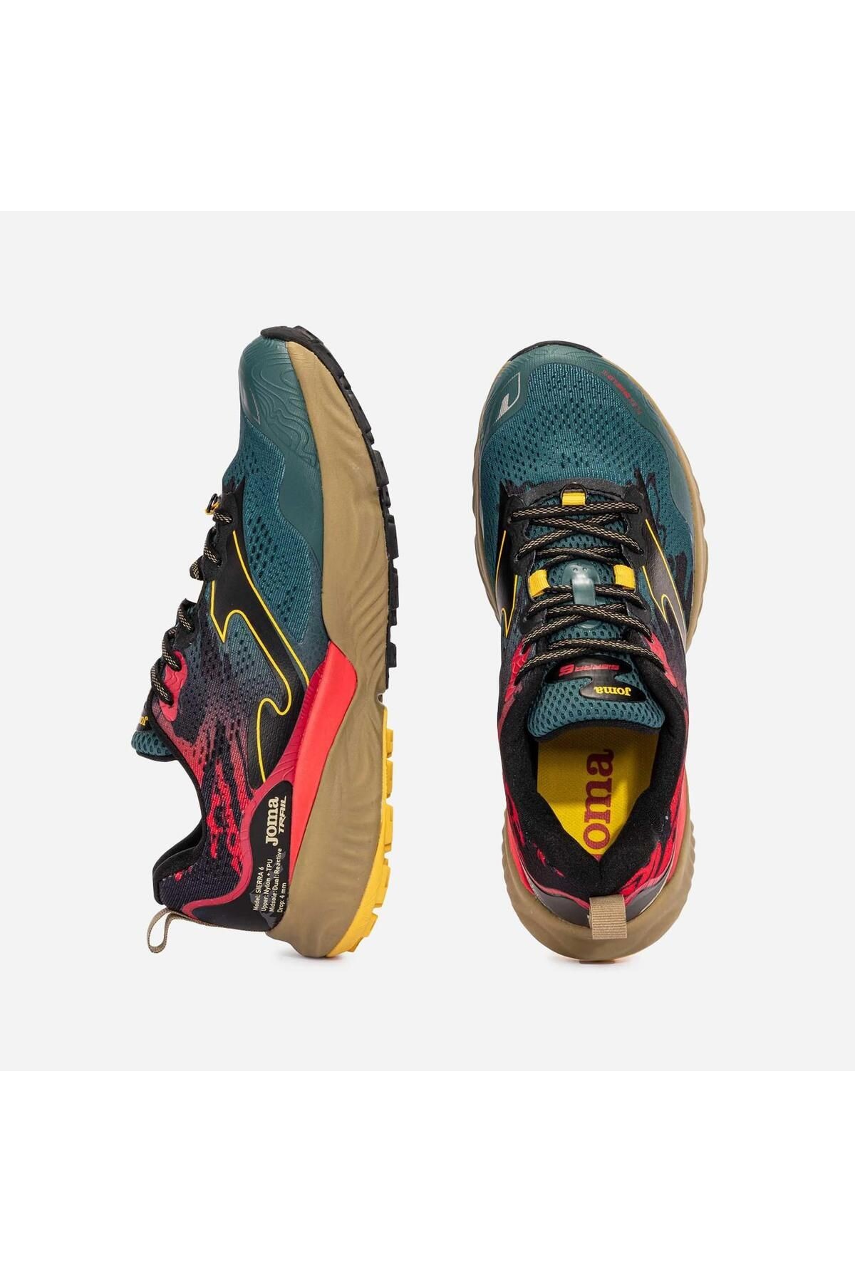 Joma SIERRA 2415 Erkek  Koşu & Yürüyüş Ayakkabısı Yeşil/Kırmızı