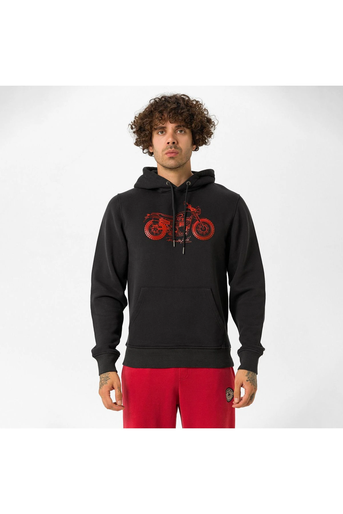Routefield Horst Siyah Erkek Sweatshirt RFHORST2223-001