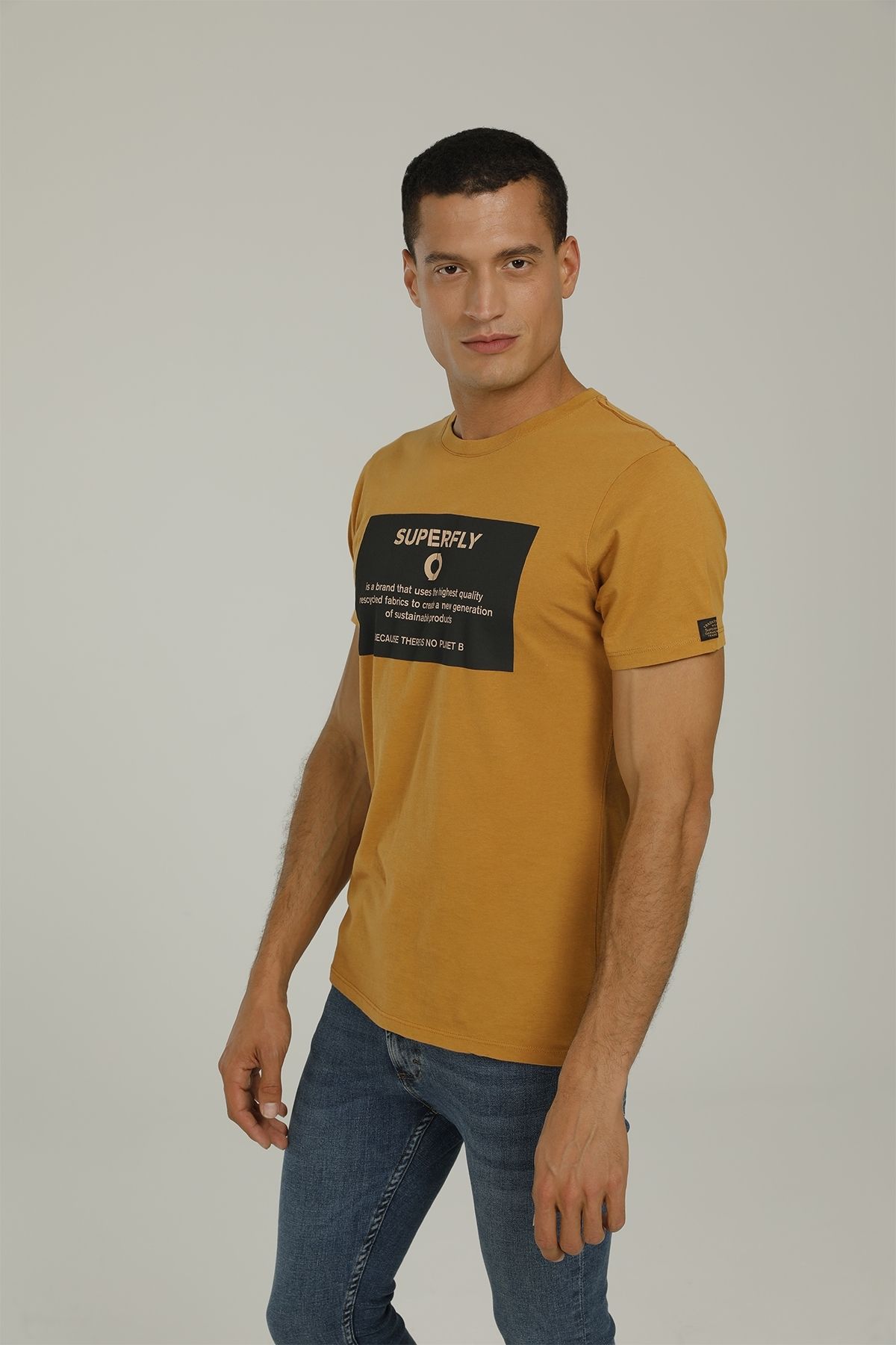 Superfly 22575-MEN Tshirt Cinnamon Erkek Kisa Kol T-Shirt