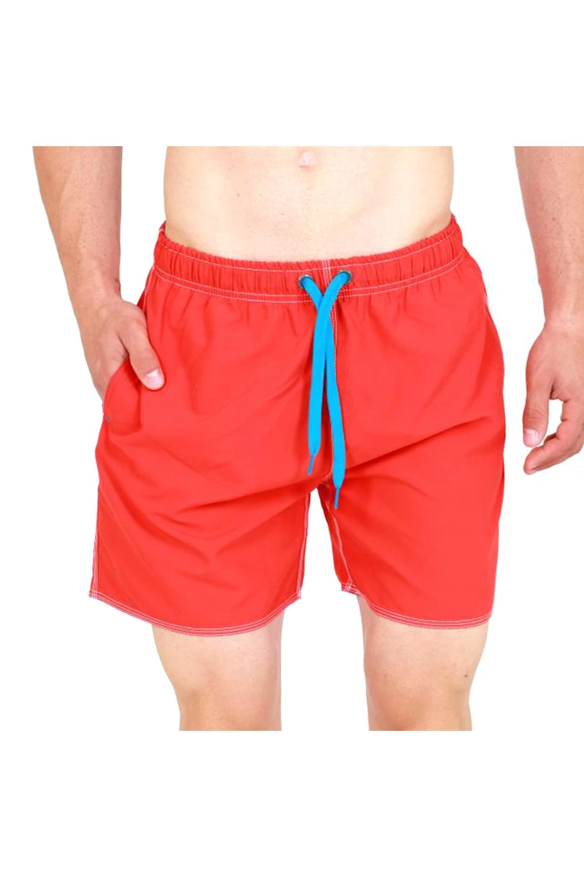 Arena Fundamentals Solid Boxer Erkek Kırmızı Yüzücü Mayosu 4051548