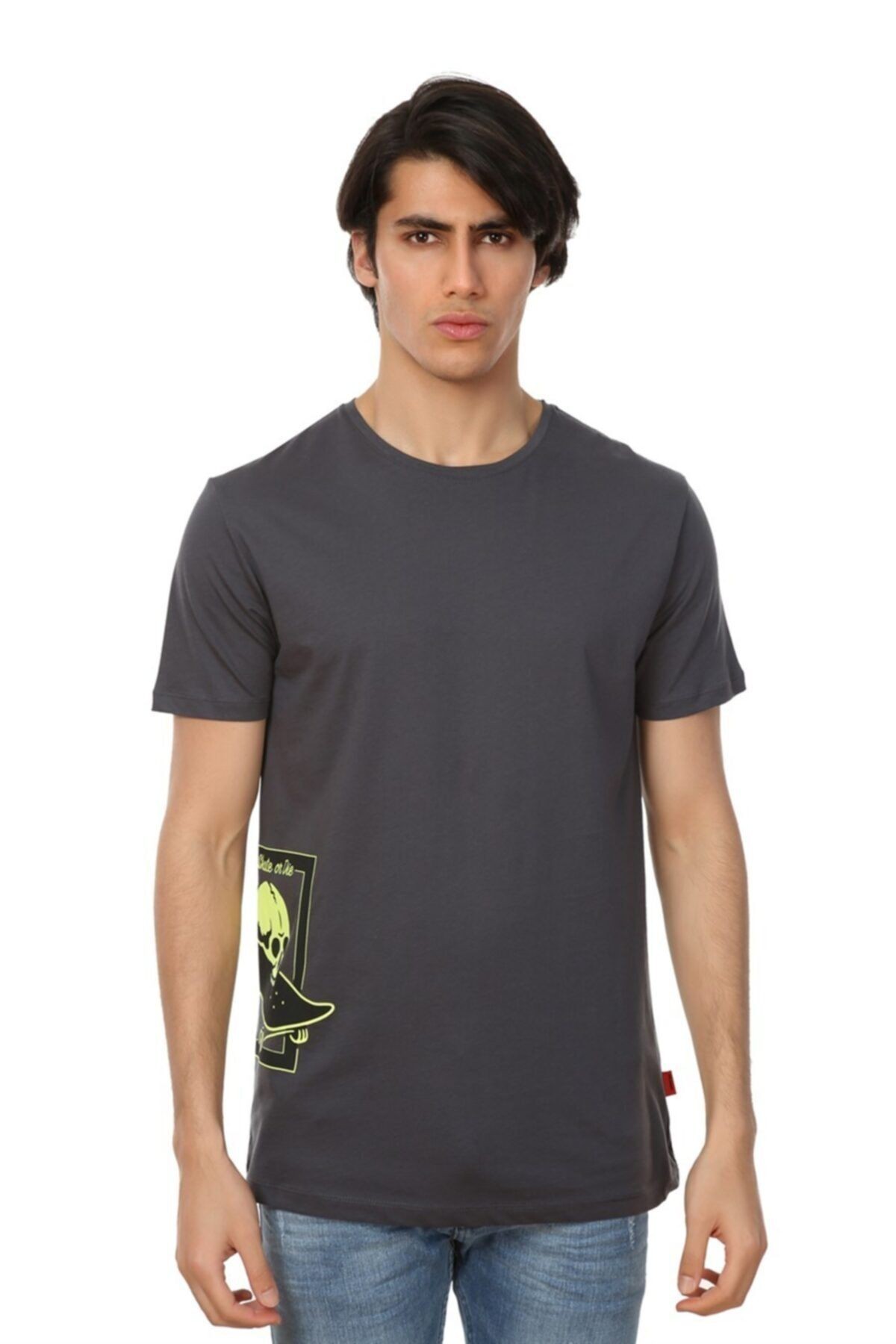 JOHN FRANK COOL ANTRASİT T-SHIRT